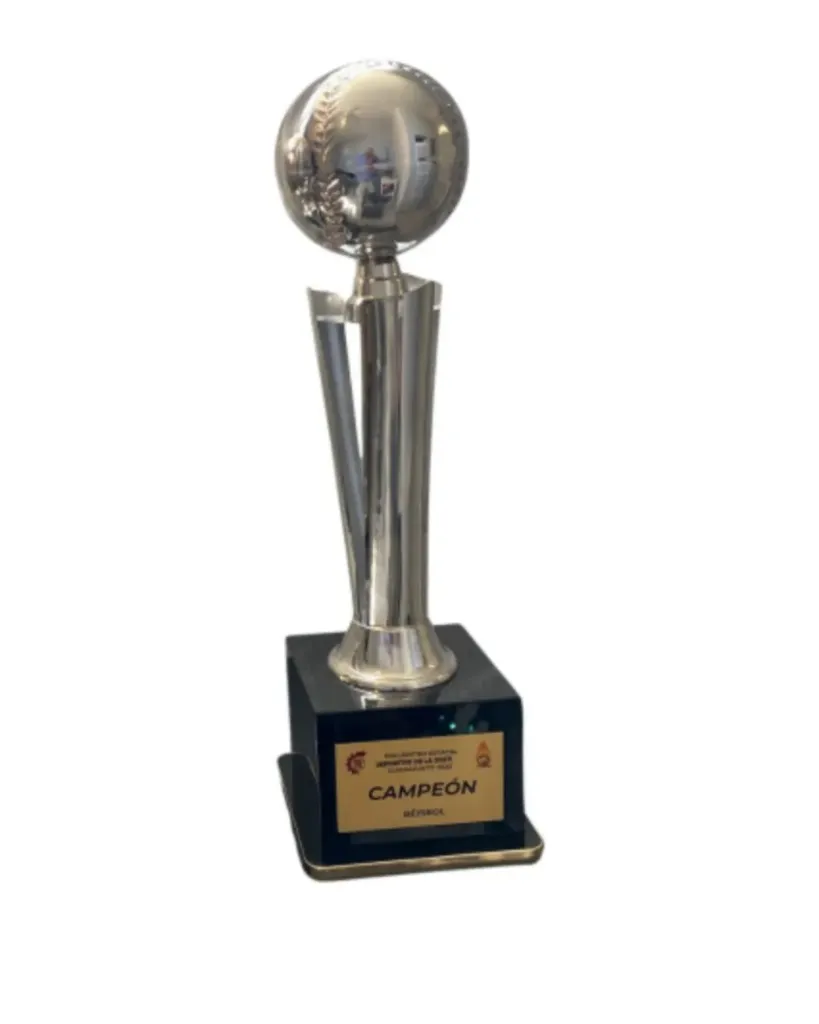 Antorcha abierta beisbol plata 55 cm