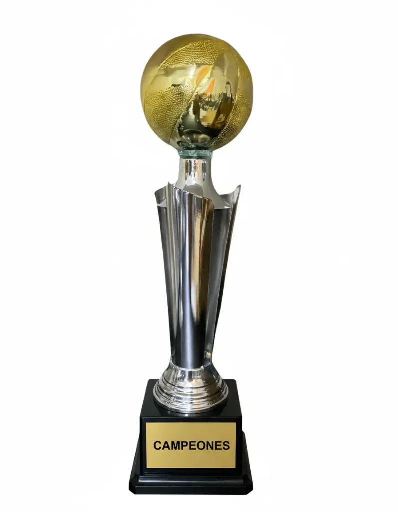 Antorcha abierta oro con plata basketbal 65 cm
