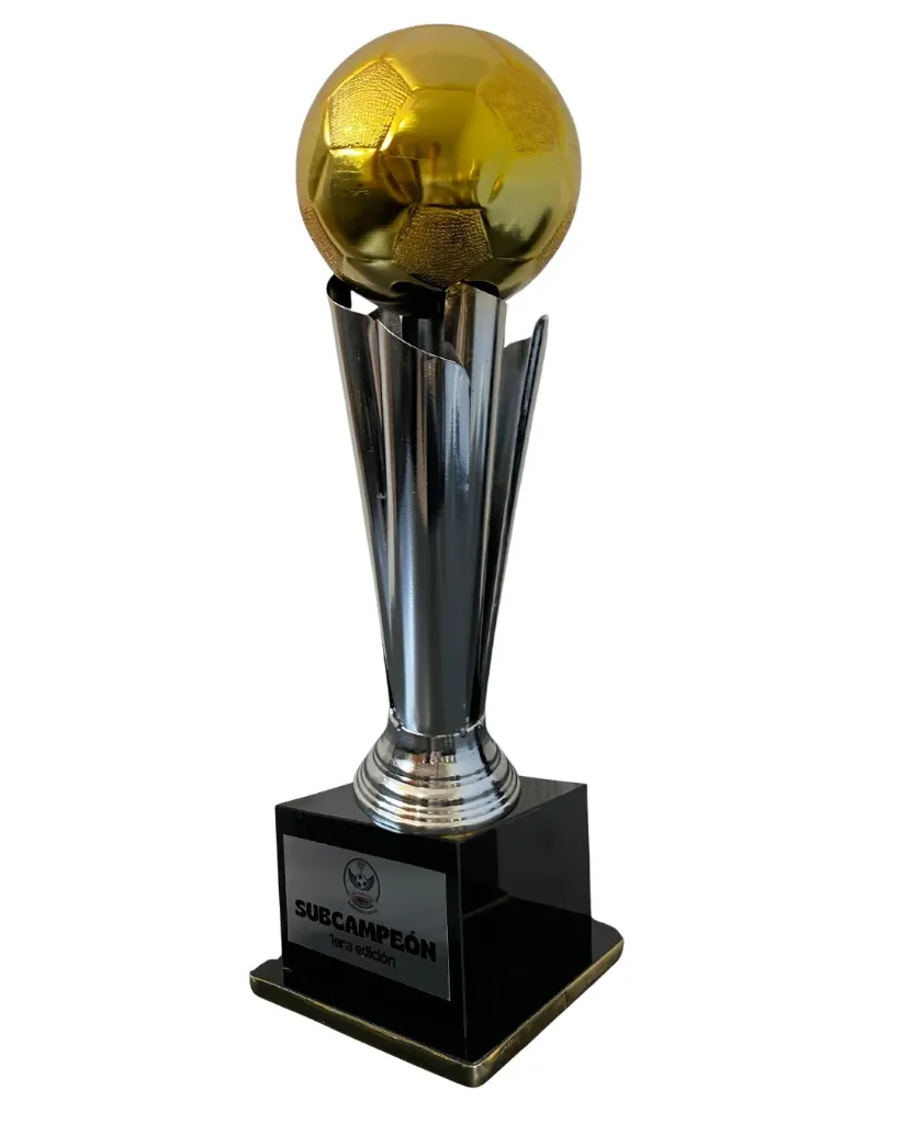 Antorcha cerrada Oro con Plata Futbol 70 cm 1º