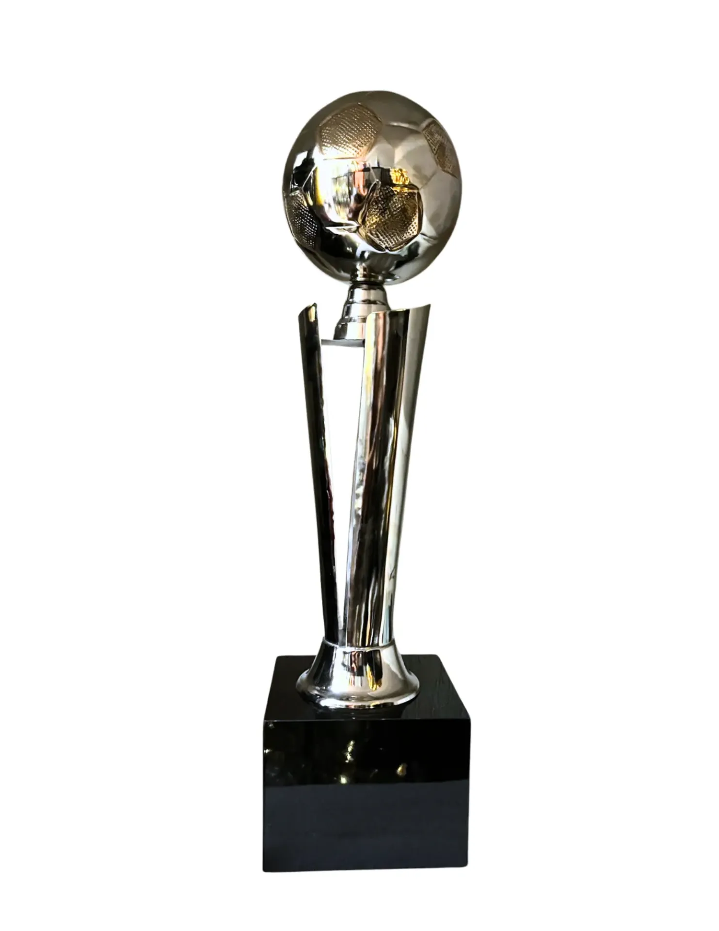 Antorcha Abierta Plata Futbol 65 cm