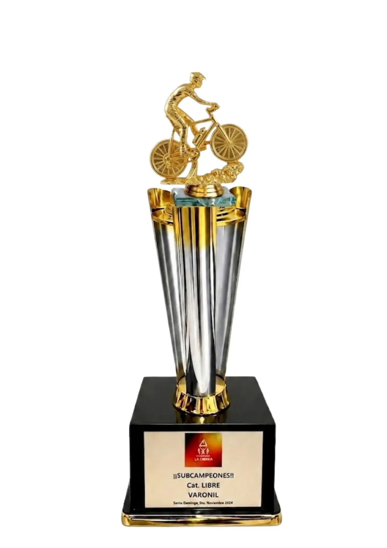 Antorcha Abierta Oro Con Plata Ciclismo 75 cm