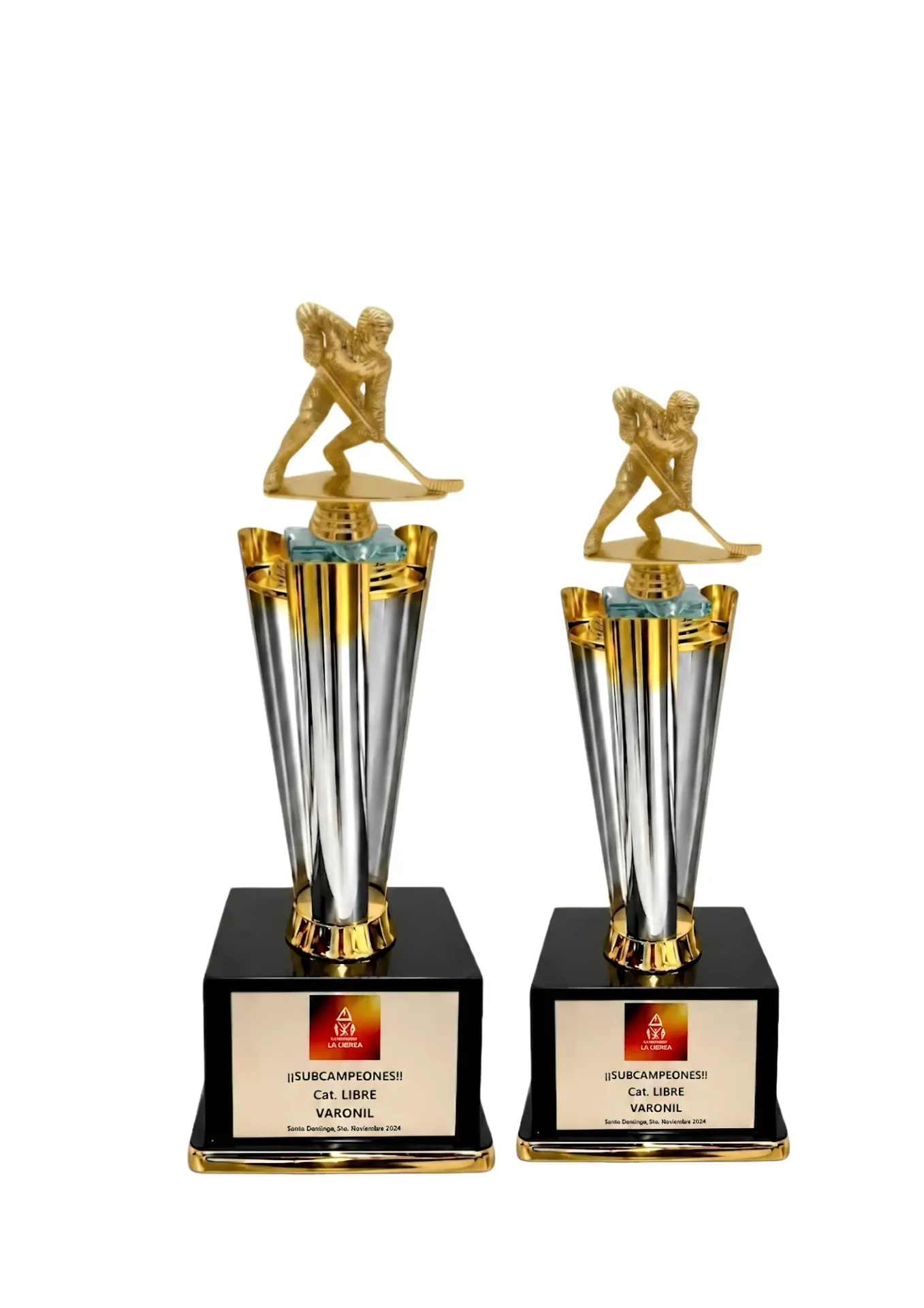 Antorcha Abierta Oro con Plata Hockey Dupla