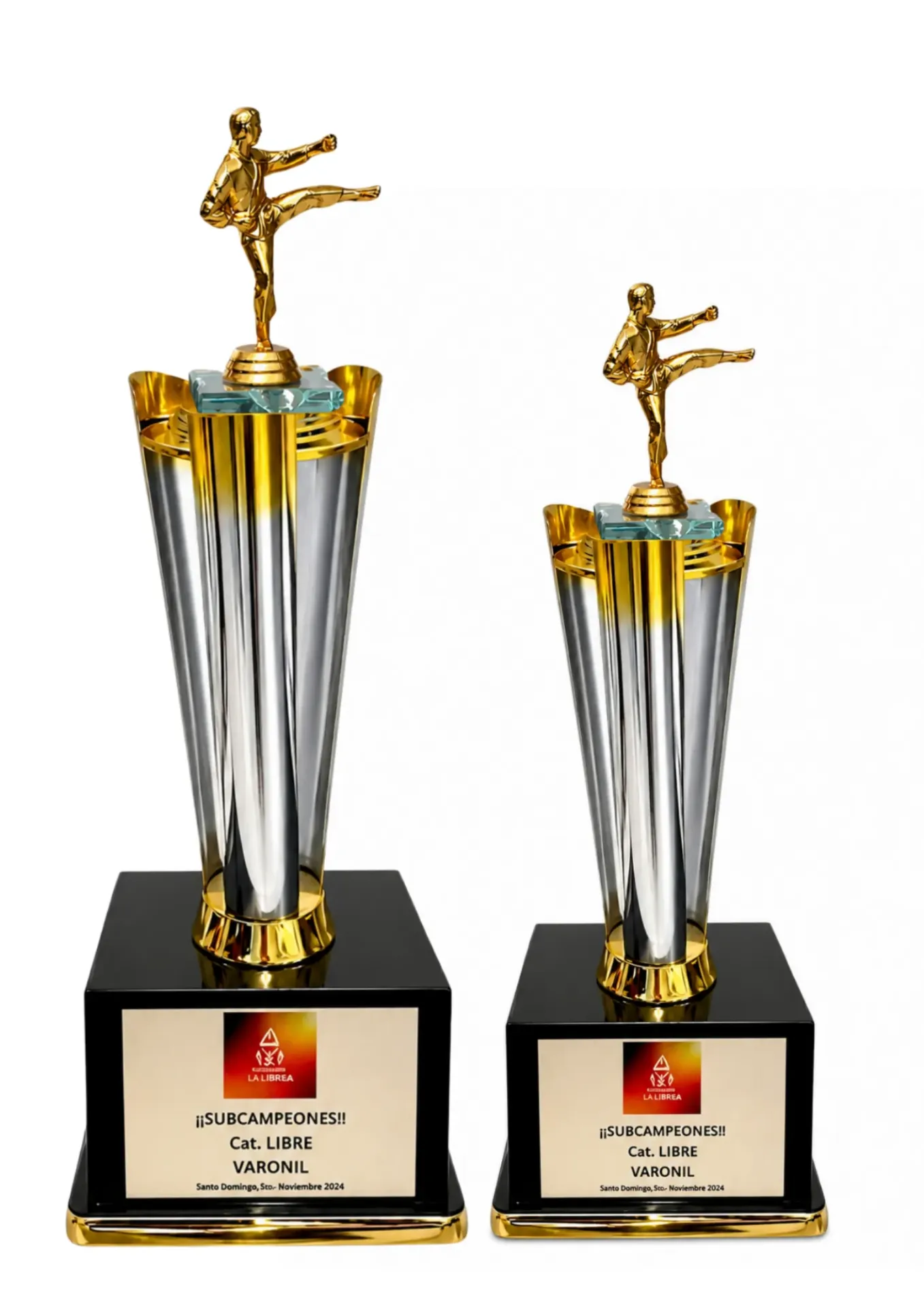 Antorcha Abierta Oro Con Plata Dupla Artes Marciales