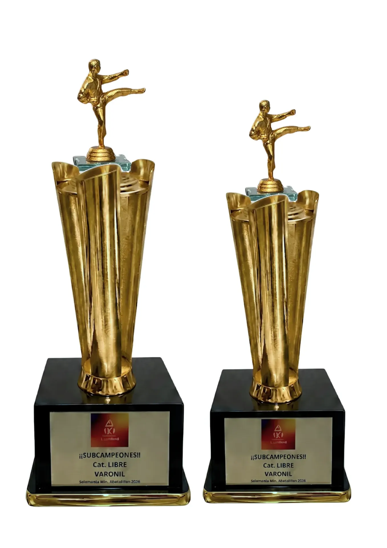 Antorcha Abierta Oro Artes Marciales Dupla