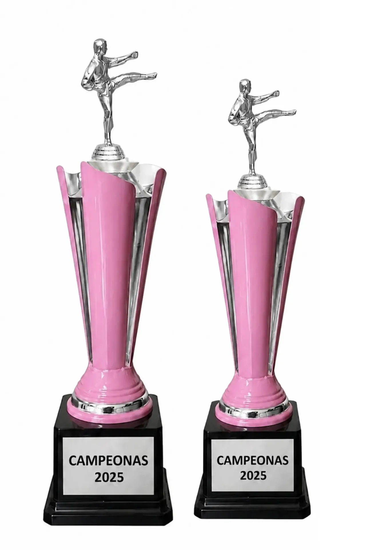 Antorcha Abierta Plata Con Rosa Dupla Artes Marciales