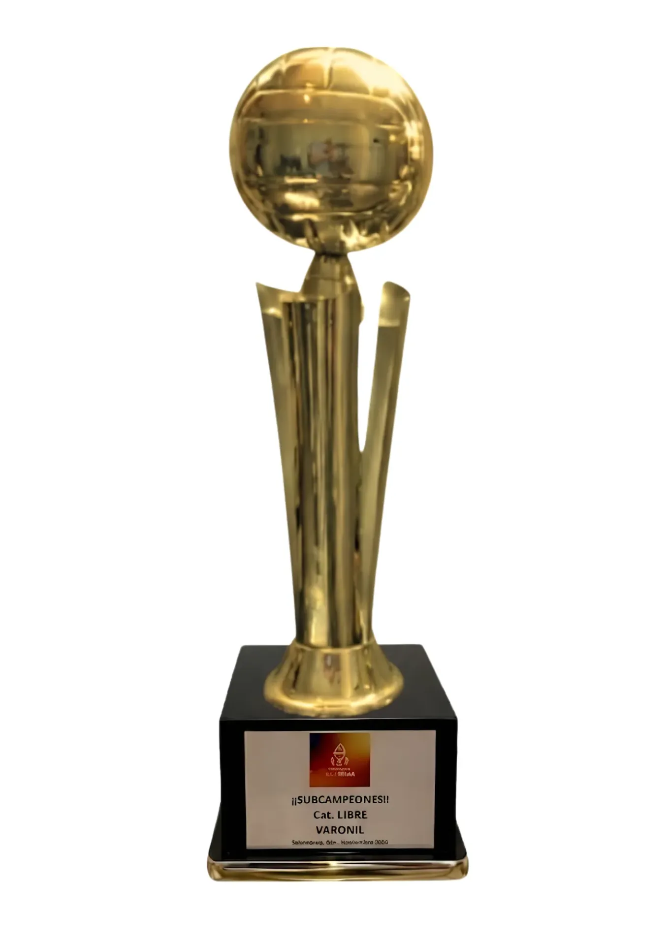 Antorcha Abierta Oro Voleybol 55 cm