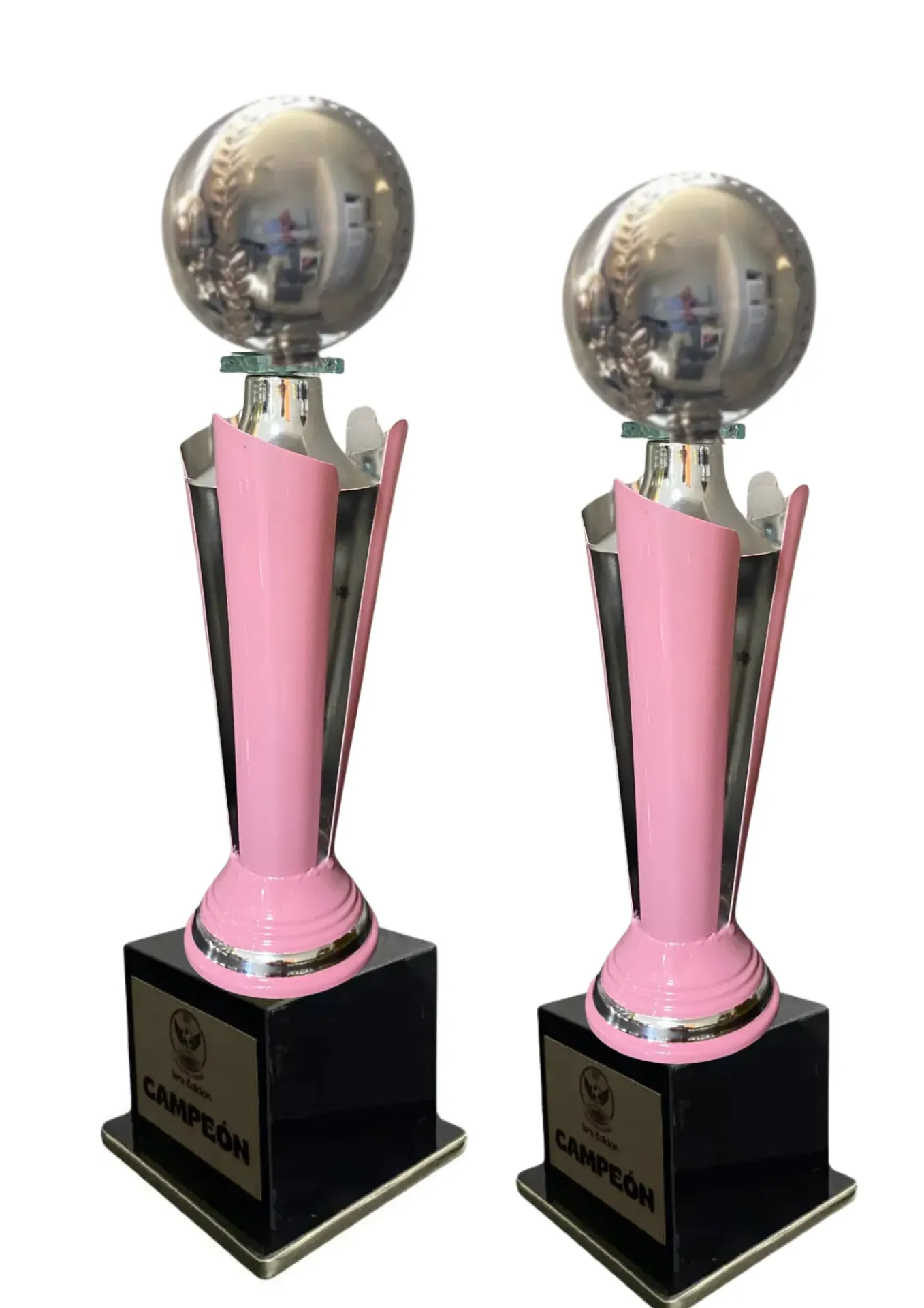Antorcha Abierta Plata Con Rosa Dupla Beisbol