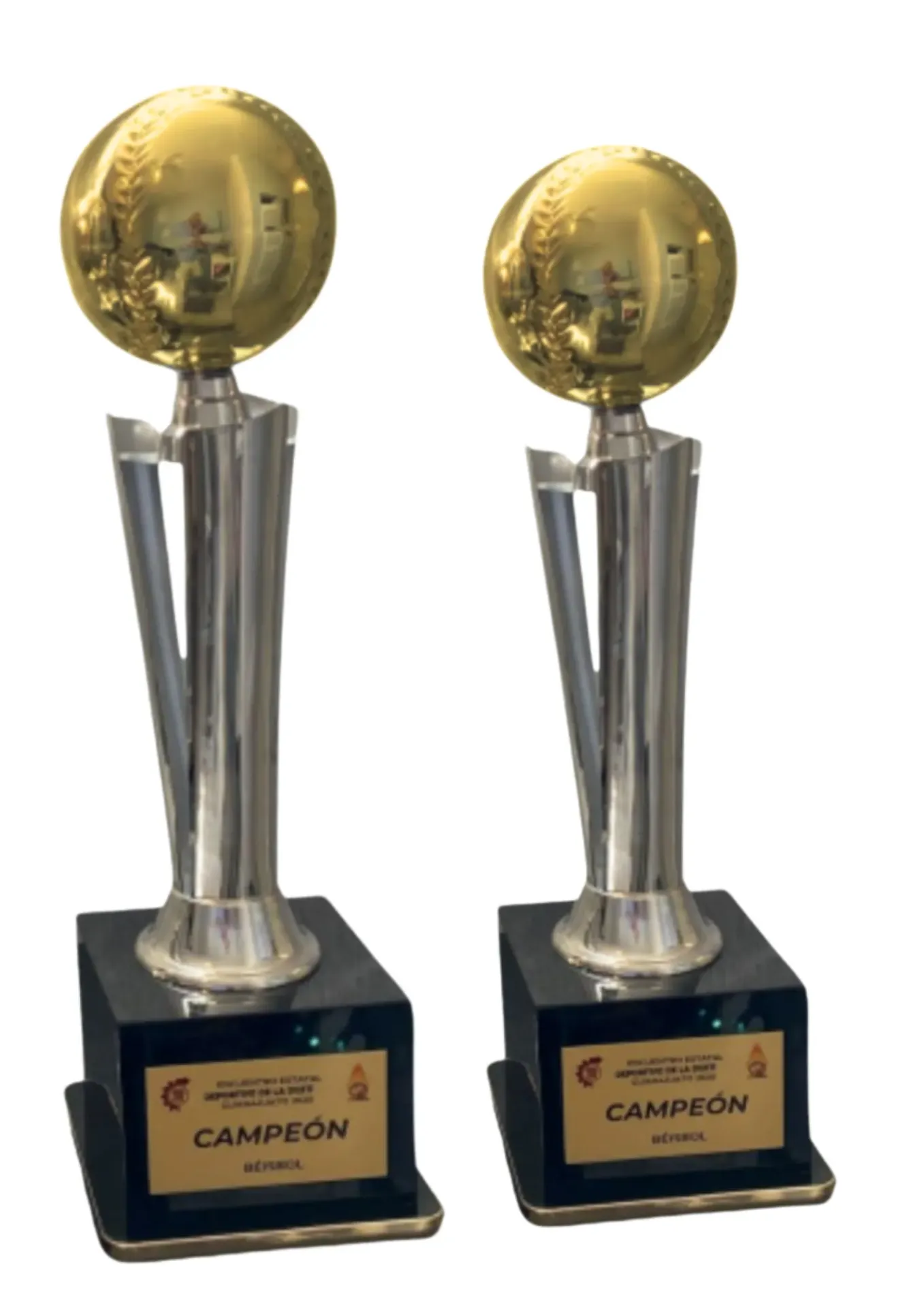 Antorcha Abierta Oro Con Plata Beisbol Dupla