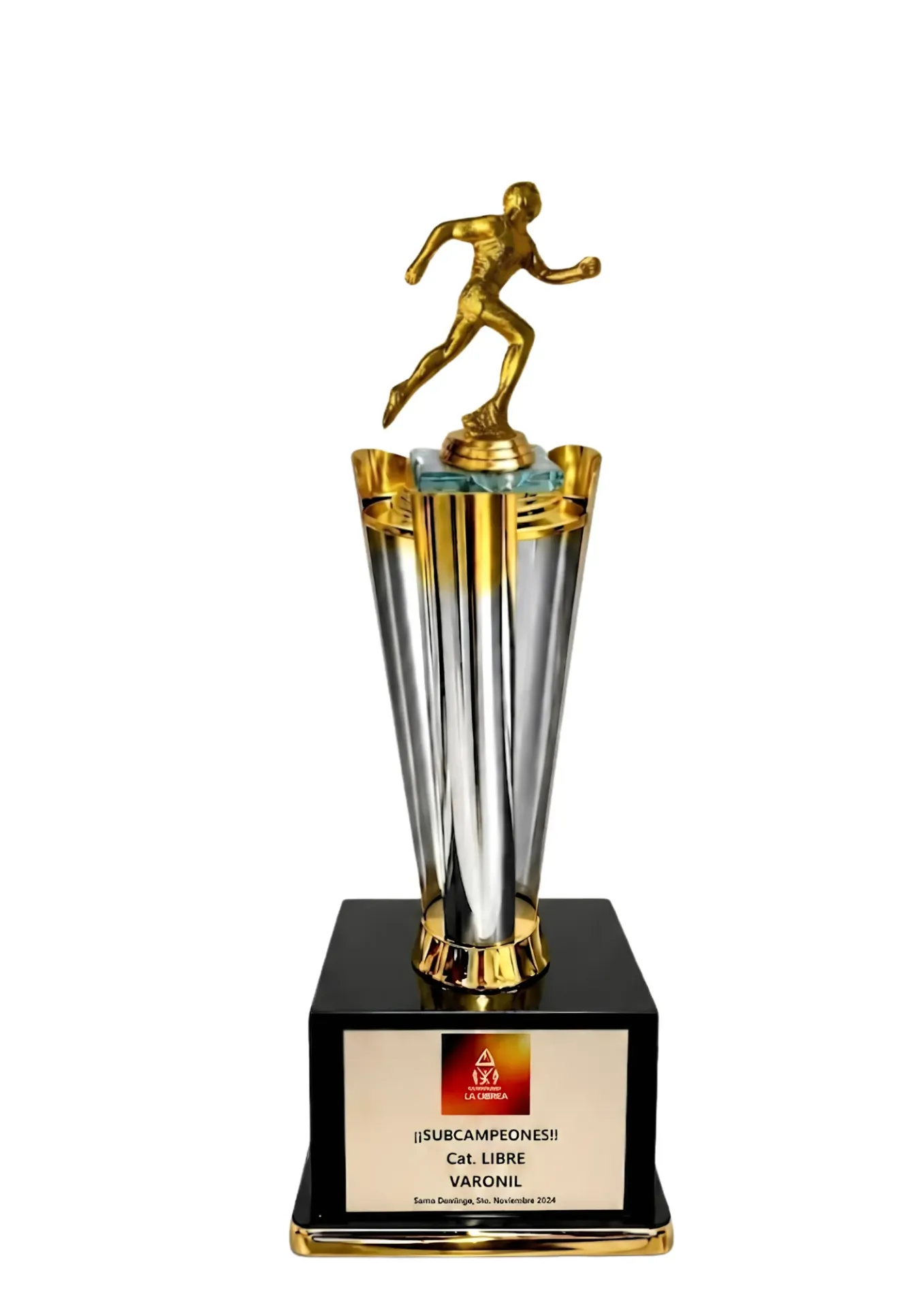 Antorcha Abierta Oro Con Plata Atletismo 55 cm