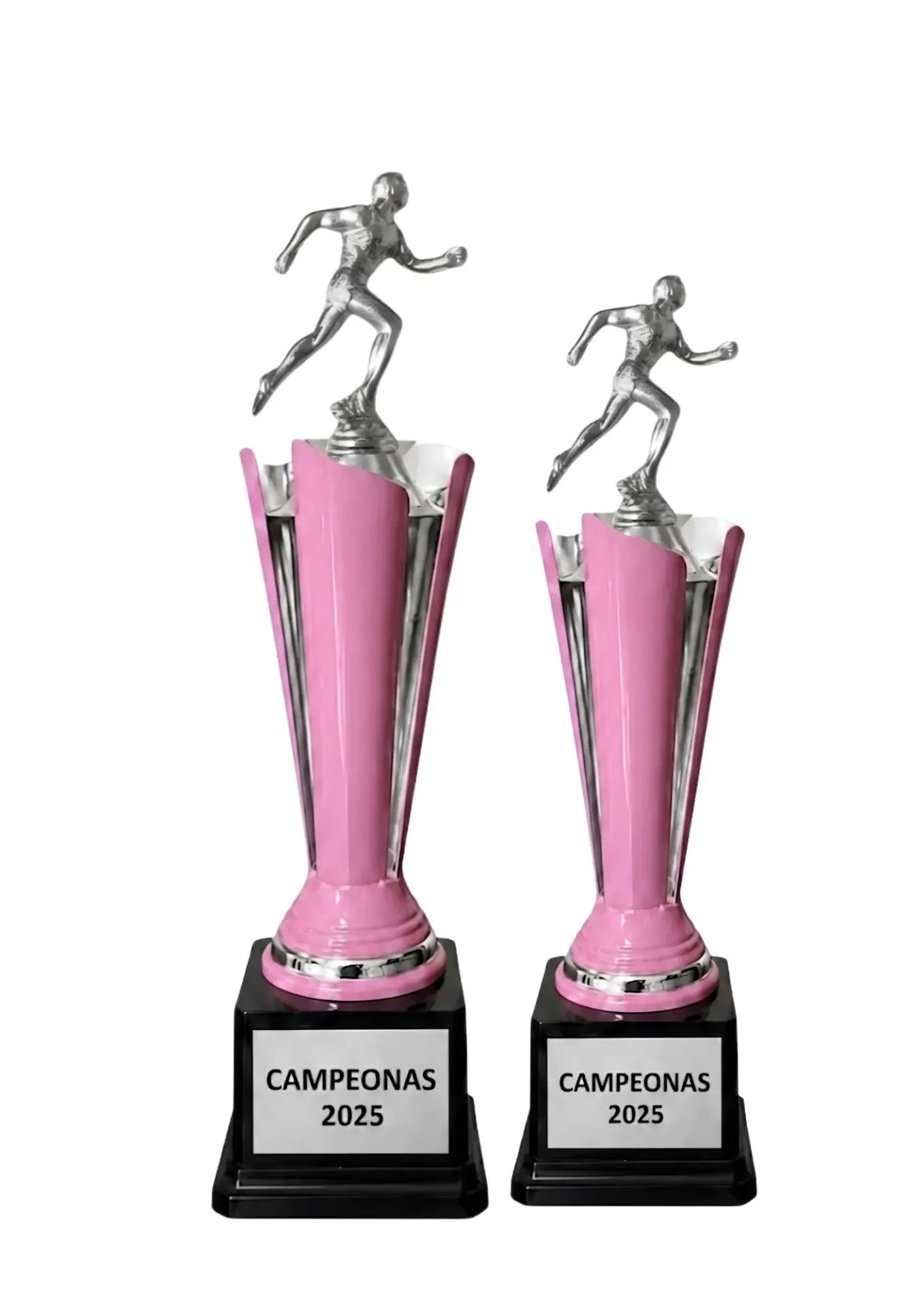 Antorcha Abierta Plata Con Rosa Dupla Atletismo
