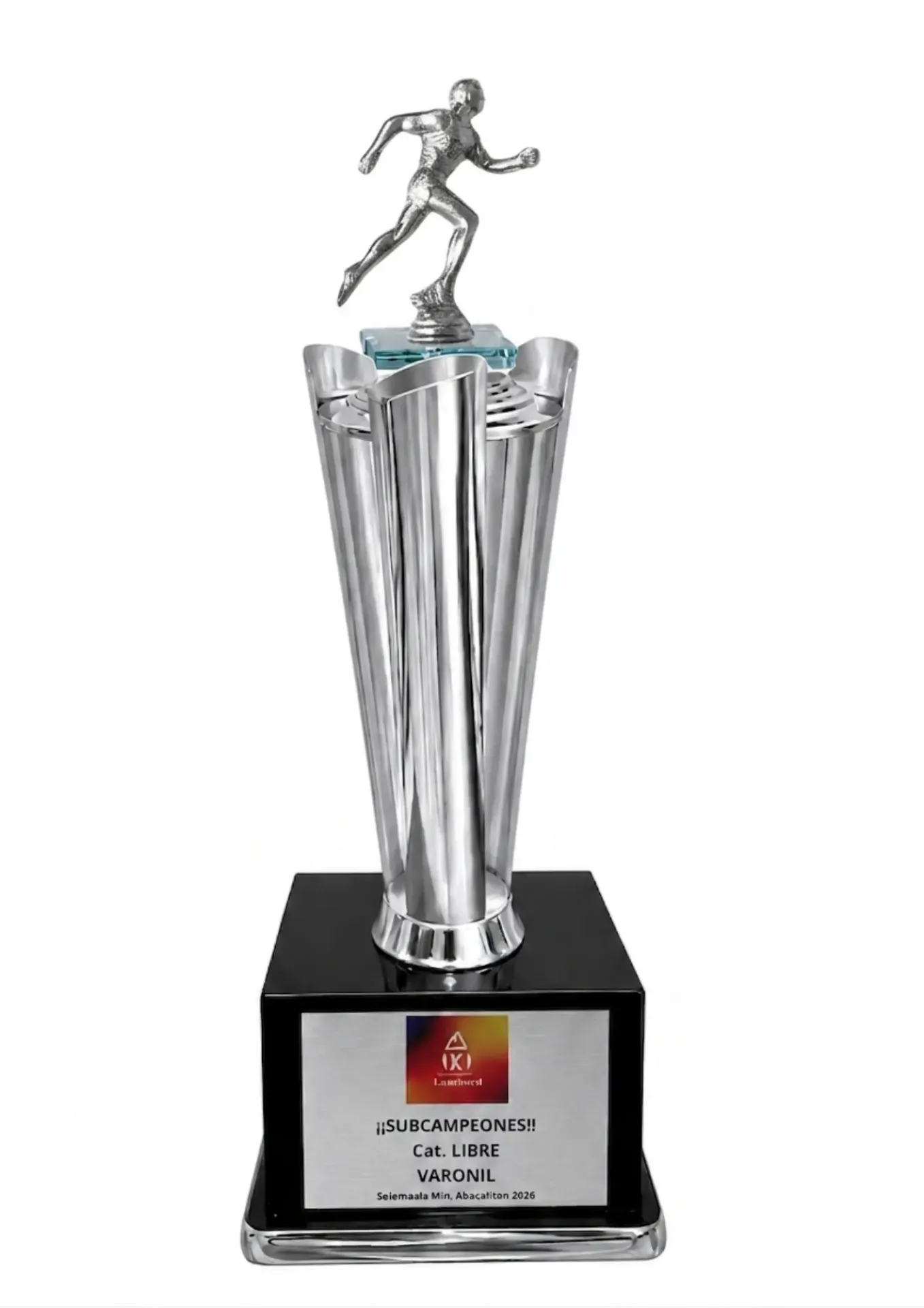 Antorcha Abierta Plata Atletismo 65 cm