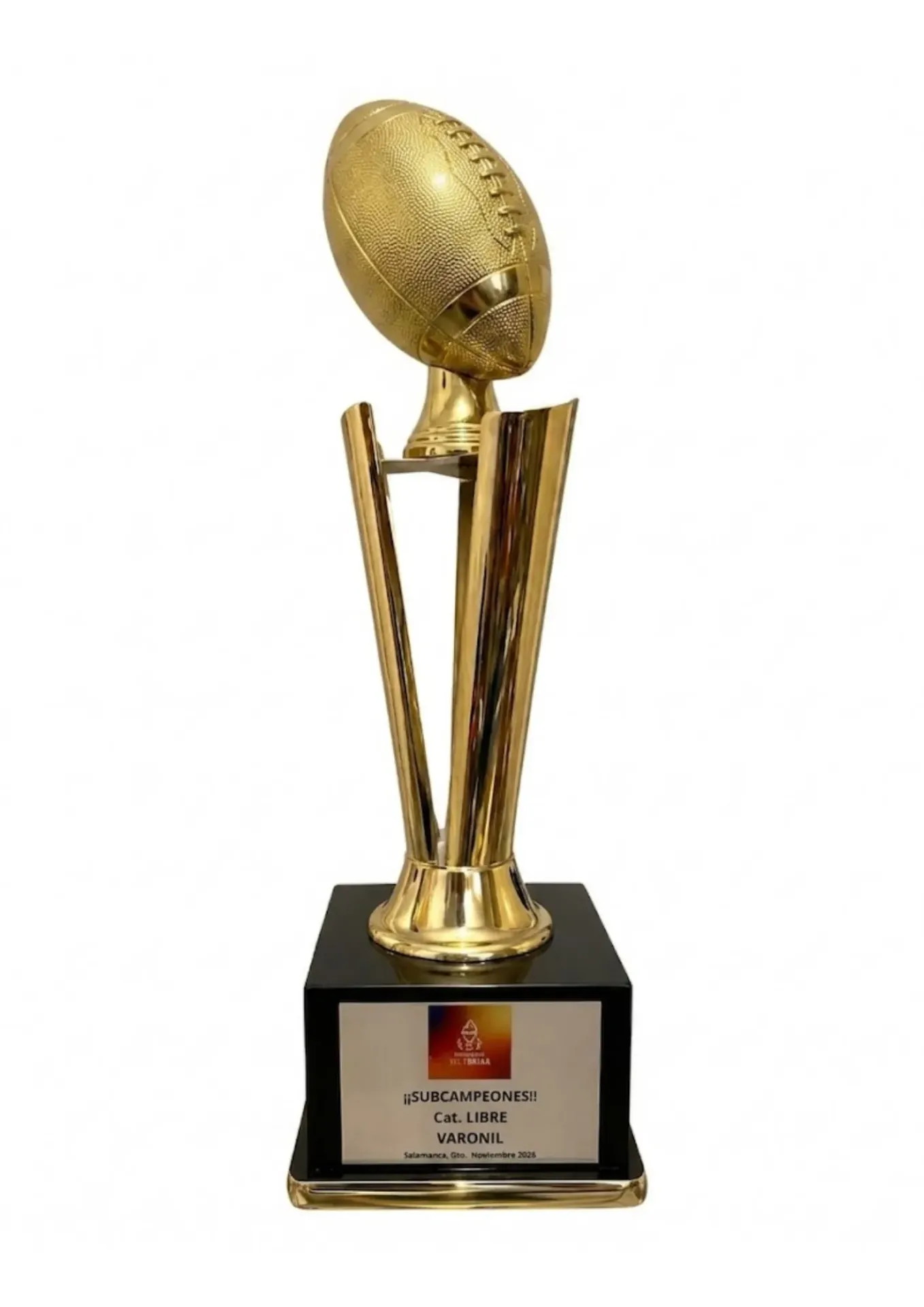Antorcha Abierta Oro Futbol Americano 75 cm