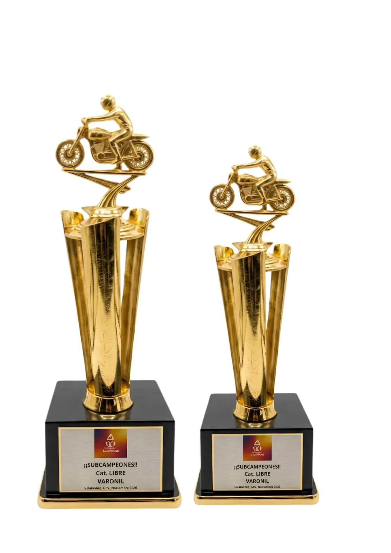 Antorcha Abierta Oro Motos Dupla