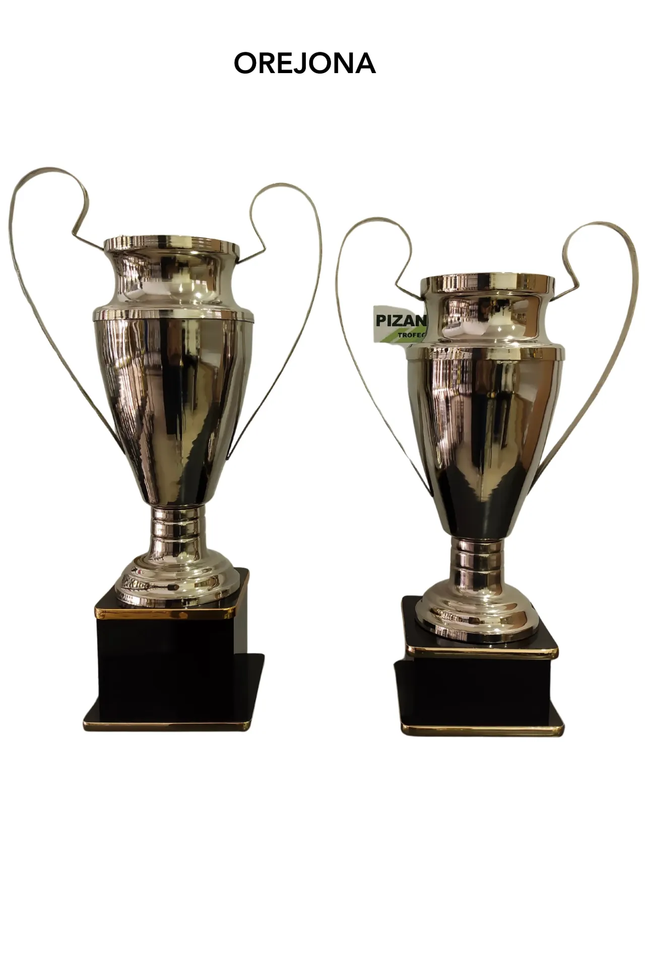 Dupla Copa Orejona plata Niquelado