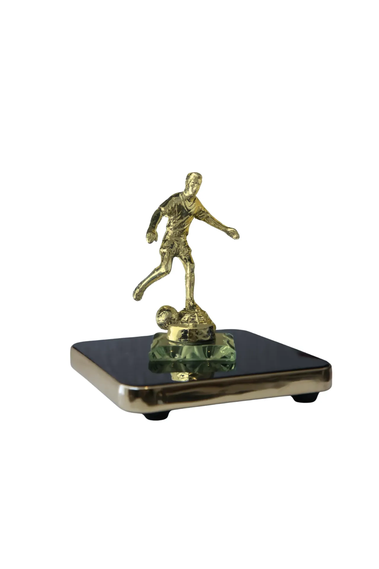 Base 20 cm Futbol figura oro