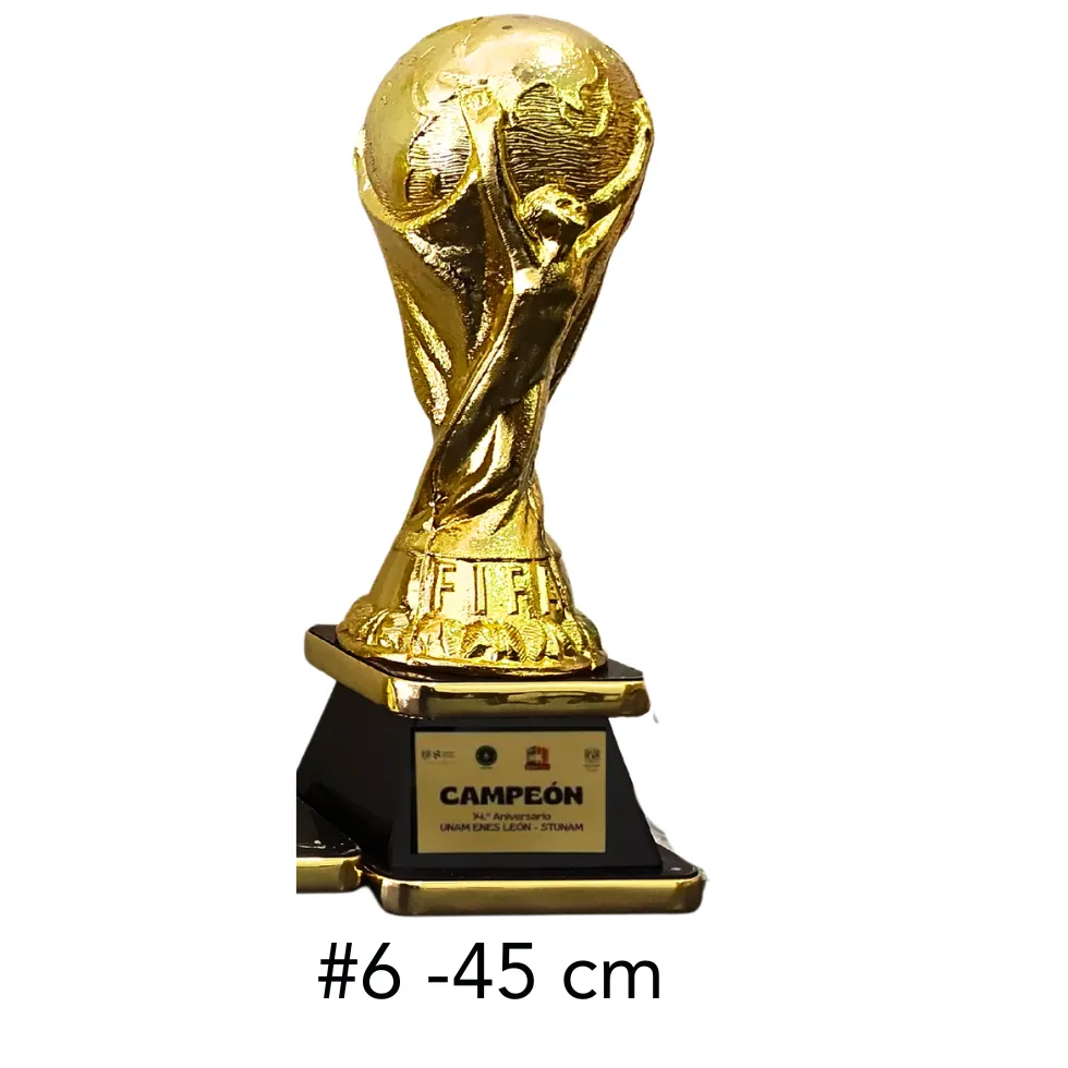 Copa del Mundo ORO con CAJON 45 cm (#6)