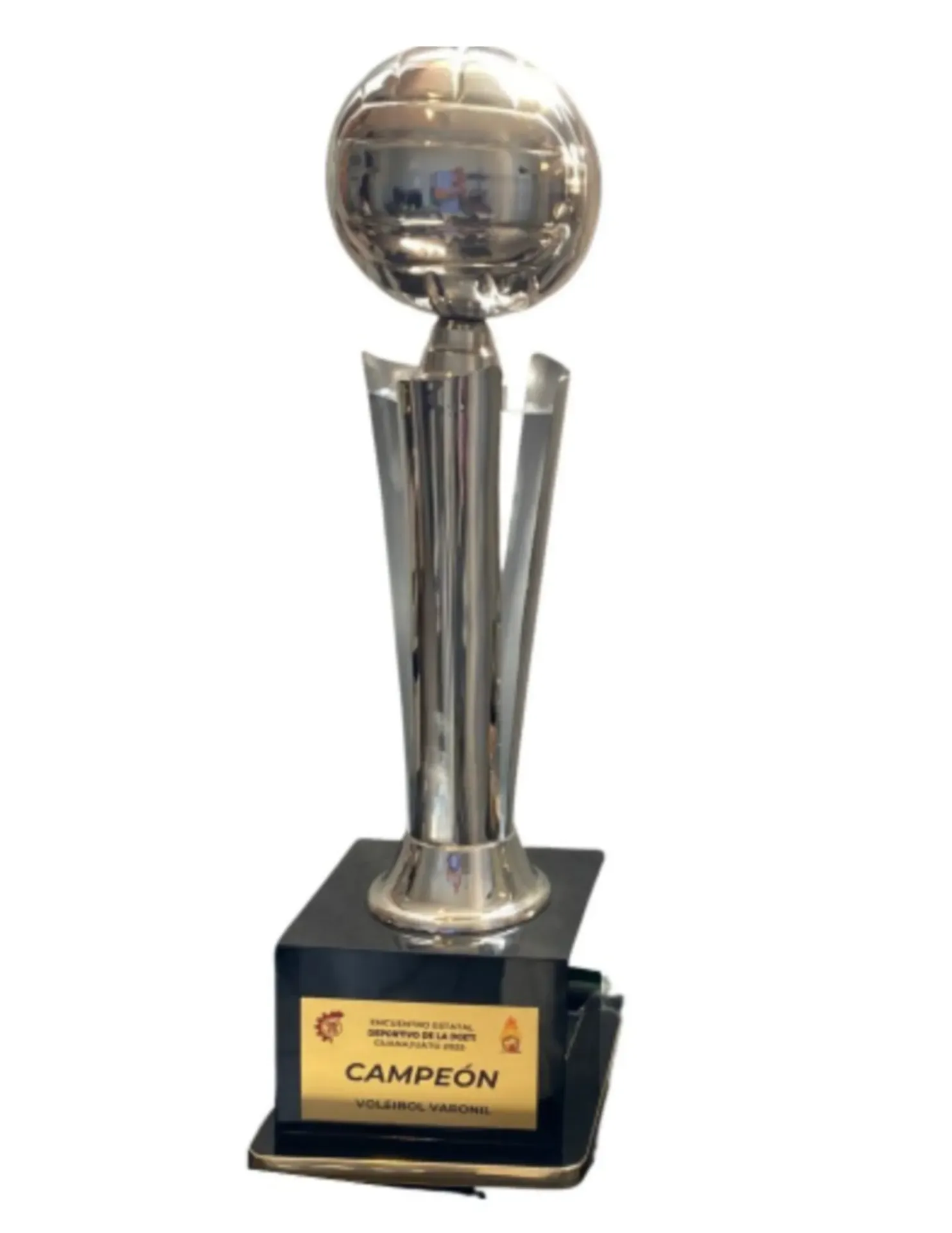 Antorcha Abierta Plata  Voleybol 55 cm