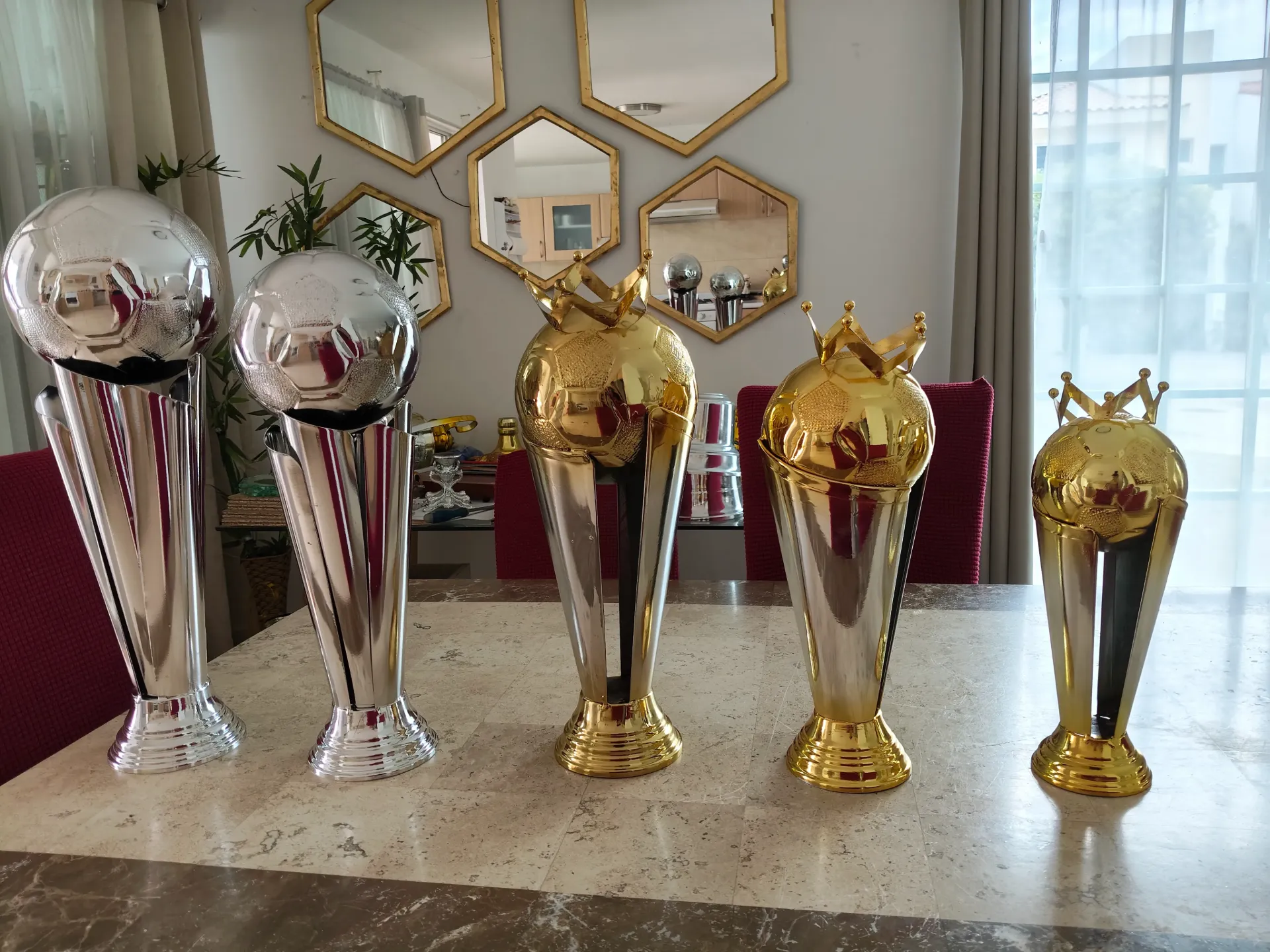 Quinteta Antorcha Cerrada Plata/Cono Rey Oro con Plata