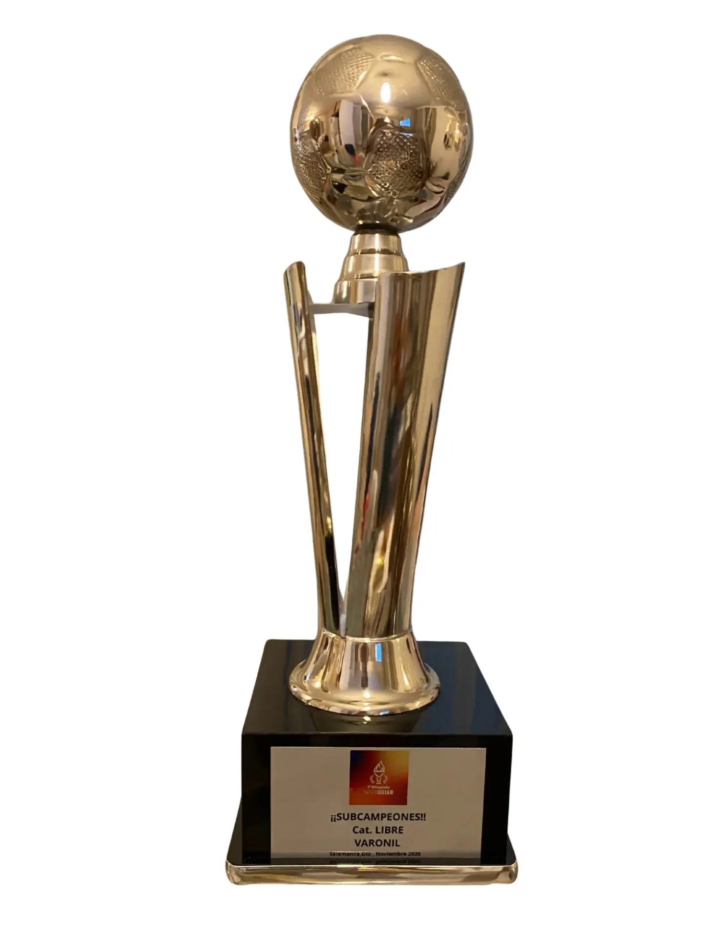 Antorcha Abierta Oro  Futbol 75 cm