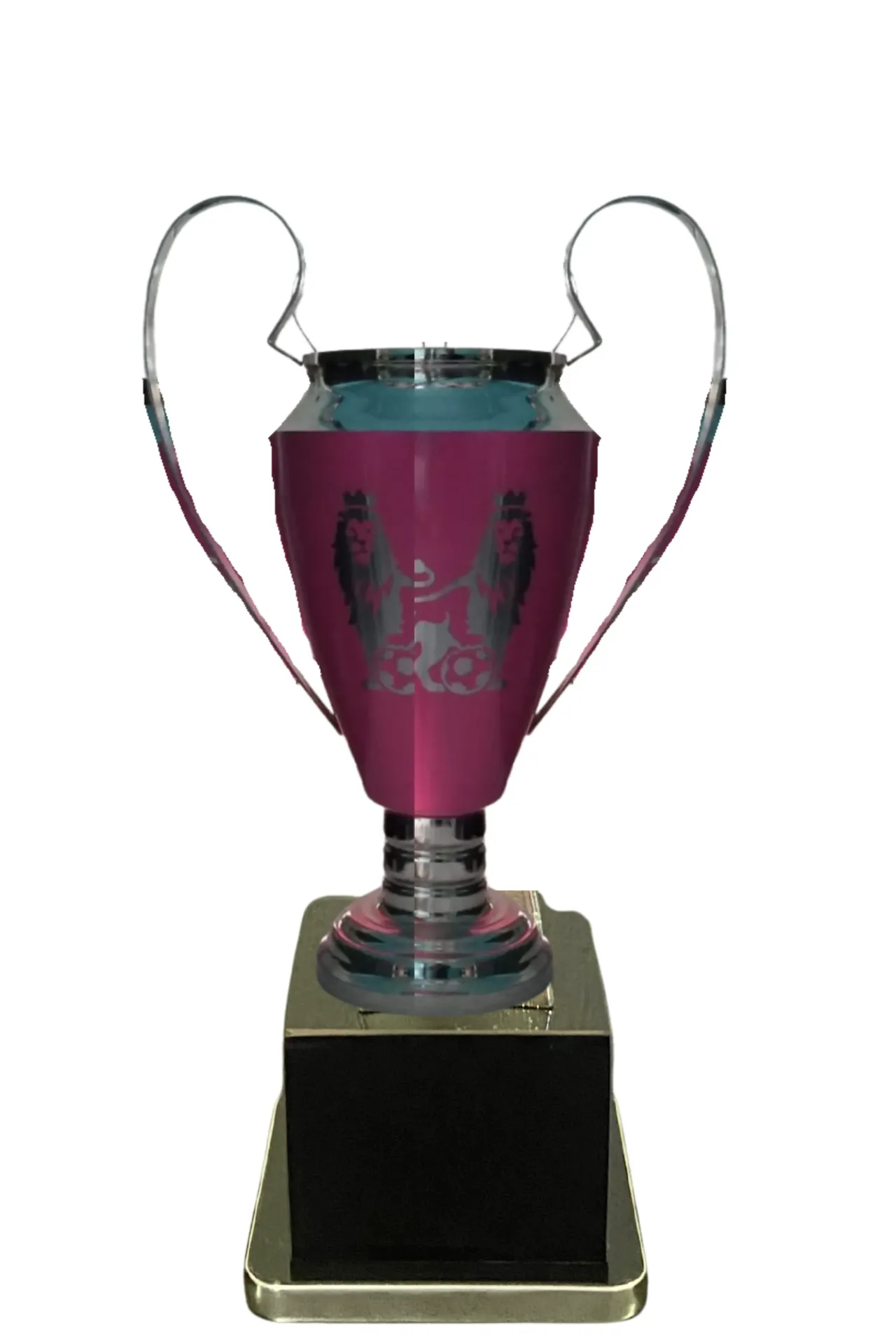 Copa europea lisa rosa 61 cm