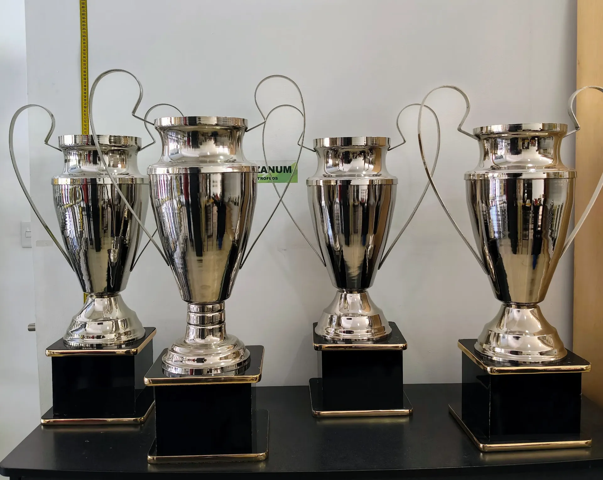 Cuarteta Copa Jarrón EU Plata Niquelada