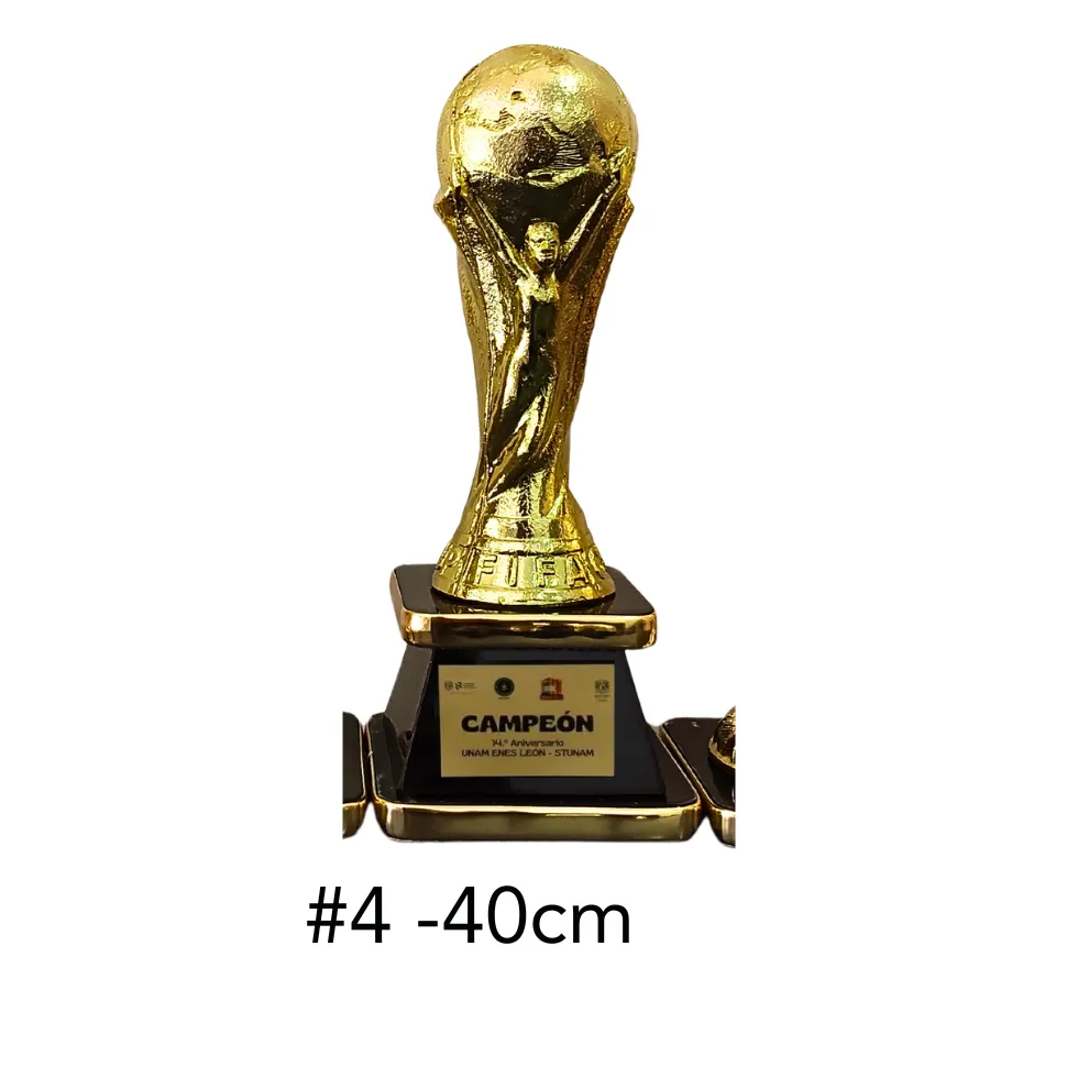 Copa del Mundo ORO con CAJON 40 cm (#4)
