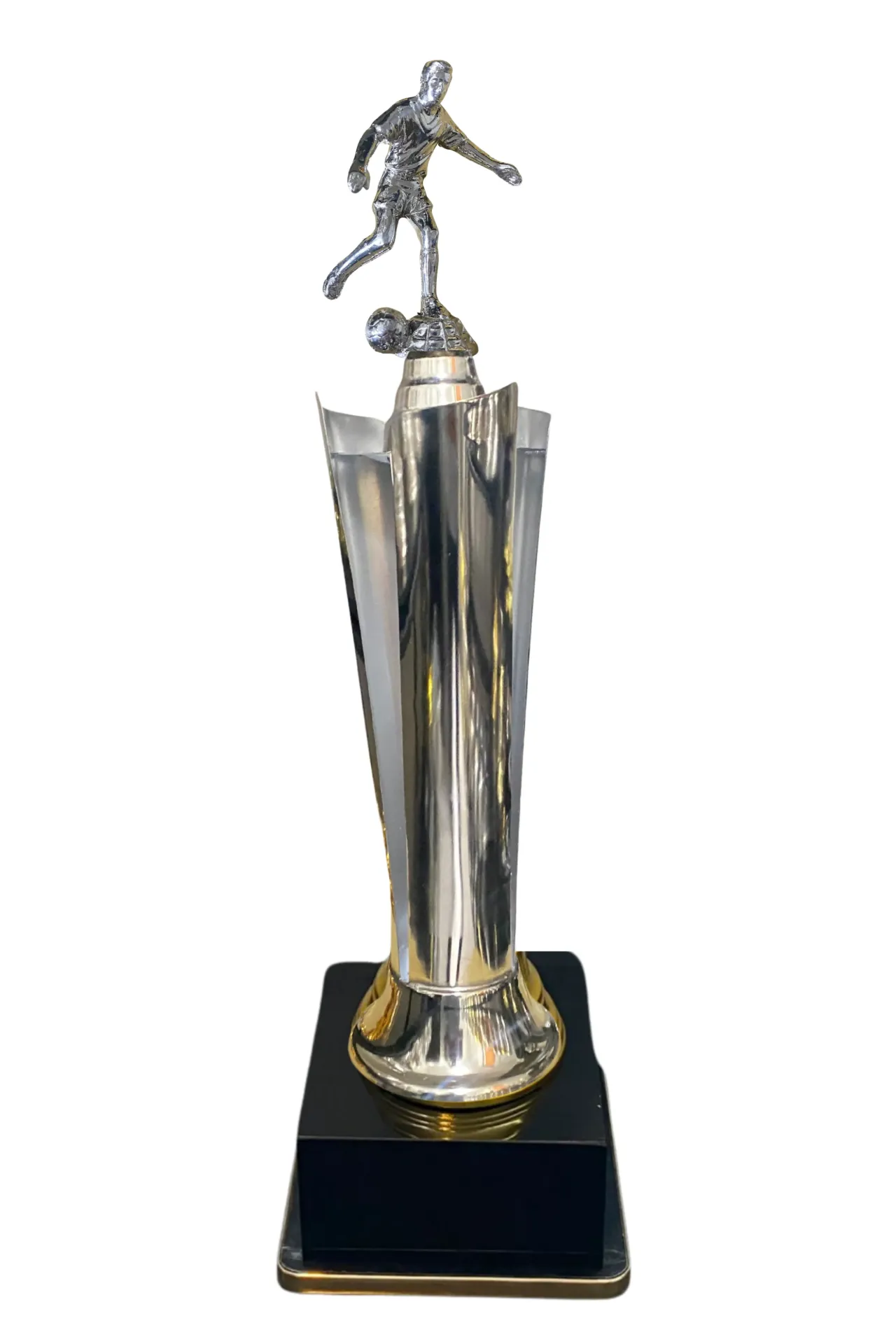 Antorcha Abierta Plata 75 cm Futbol figura 1