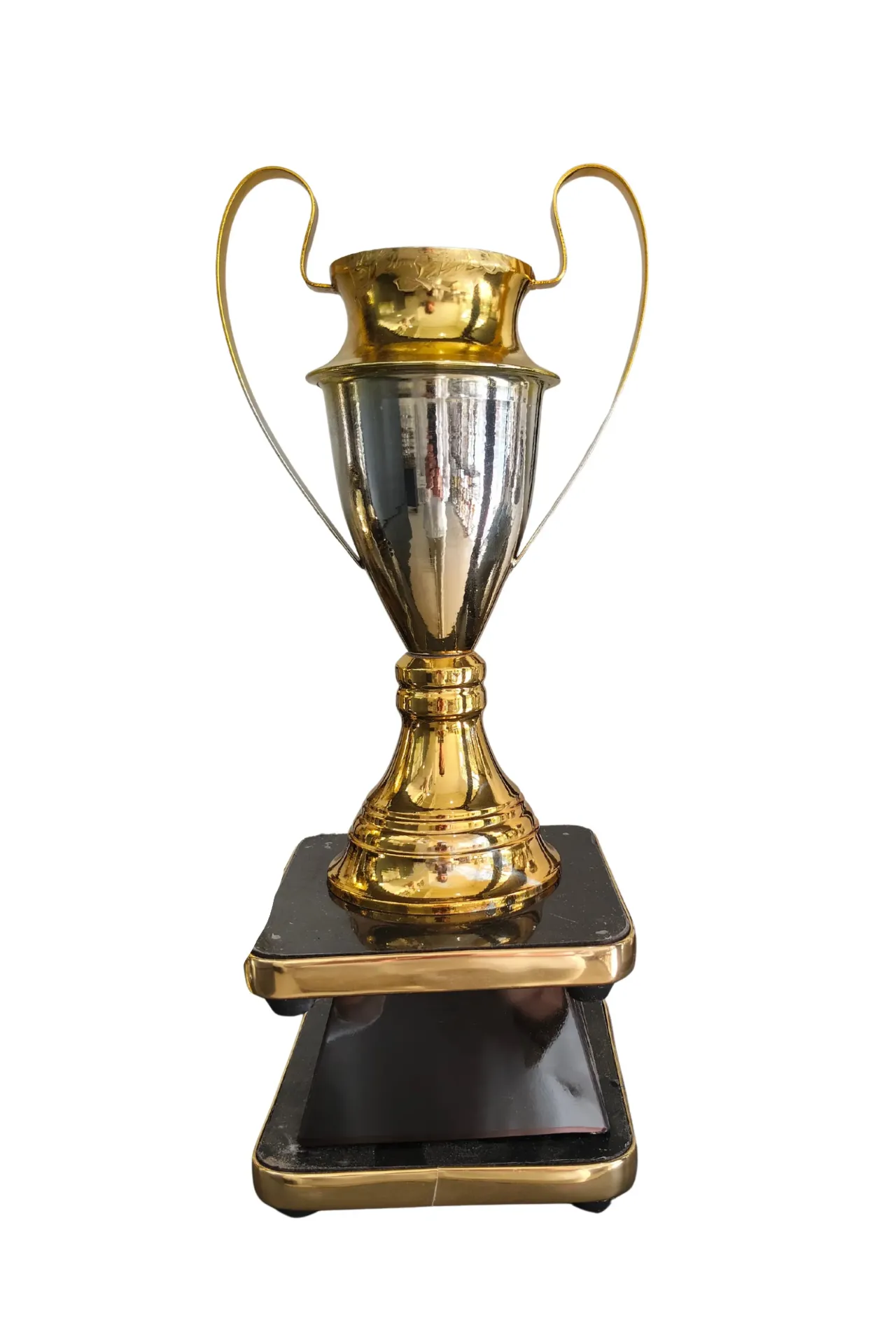 Copa Europea Lisa Oro con Plata 41 cm 5º