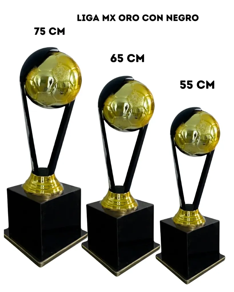 Tercia Liga MX oro con negro