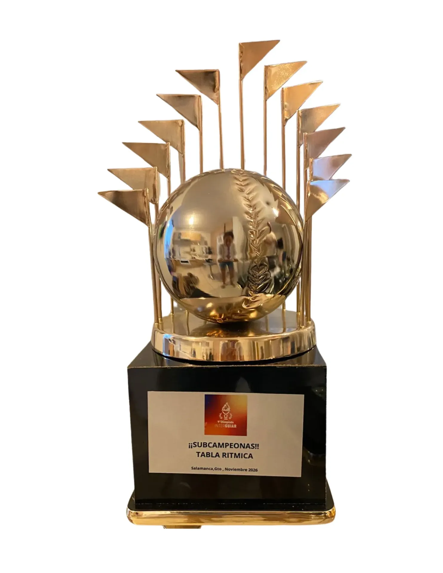 Trofeo de Beisbol serie mundial 2do lugar