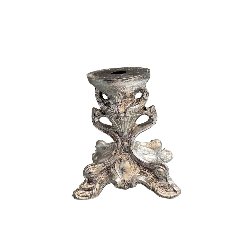 Soporte vela plata