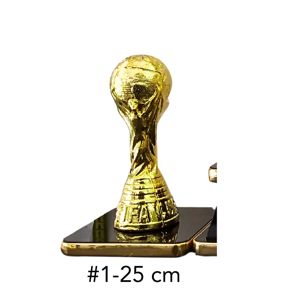 Copa del Mundo  ORO solo BASE 25 CM (#1)