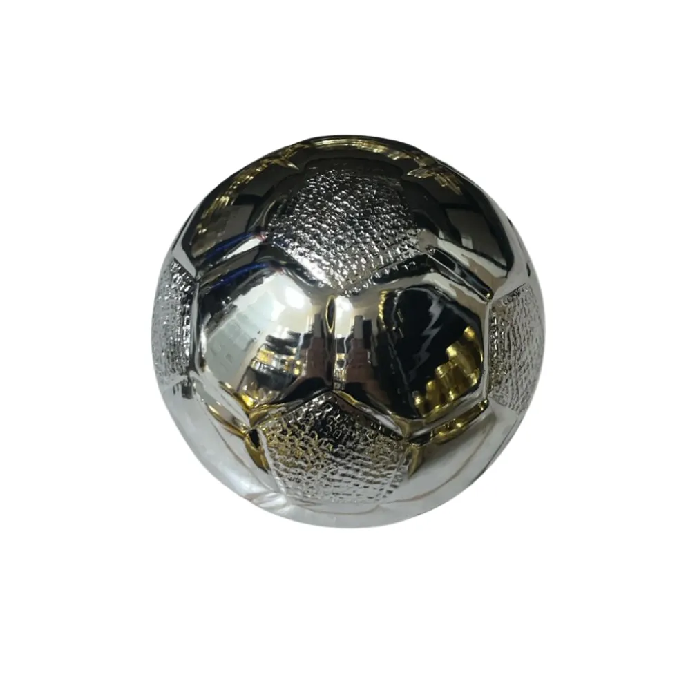 Balon futbol plata mediano 