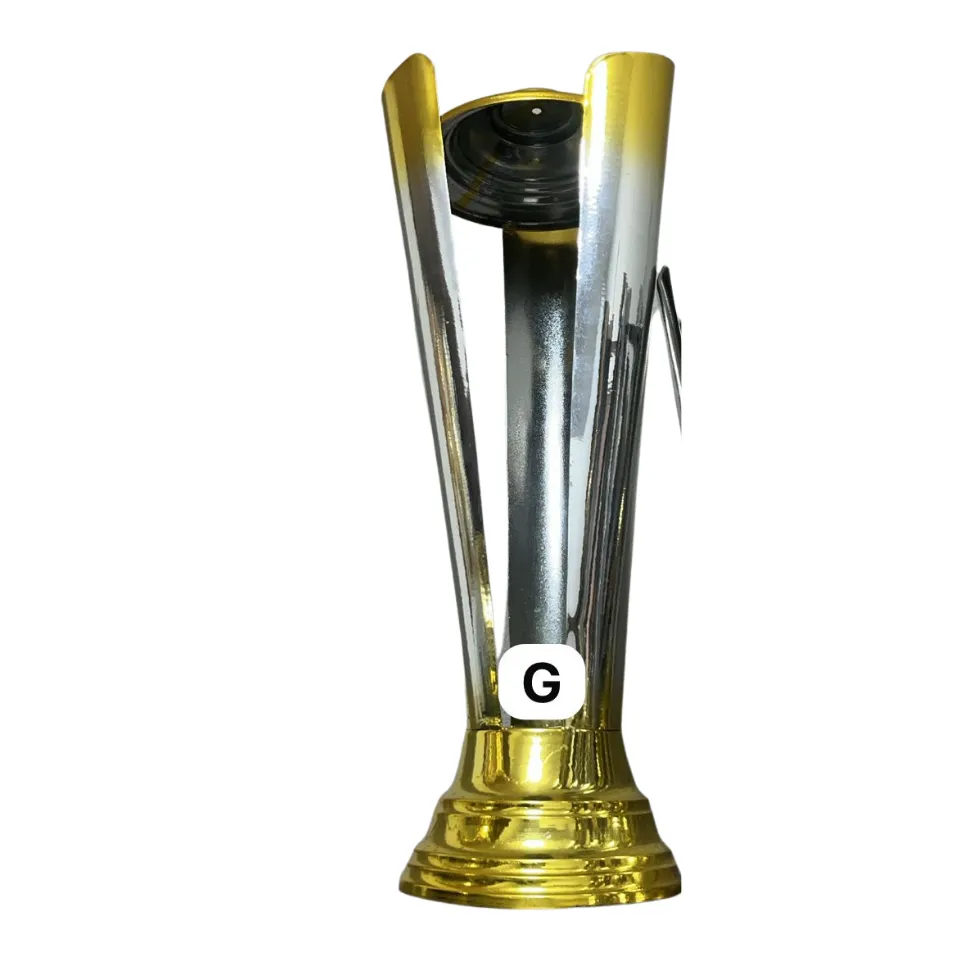 soporte antorcha abierta plata con oro Grande